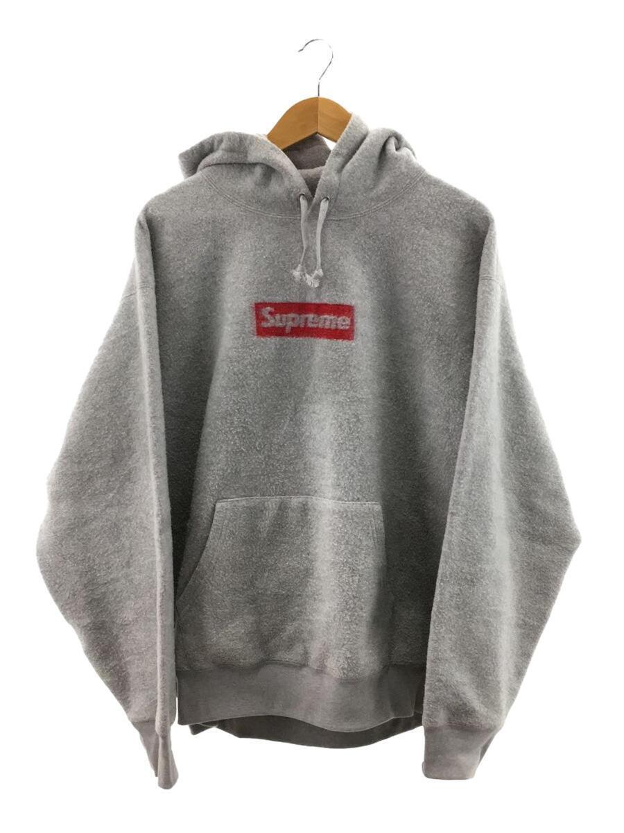 Supreme◆23SS/Inside Out Box Logo Hooded Sweatshirt/パーカー/L/コットン/GRY