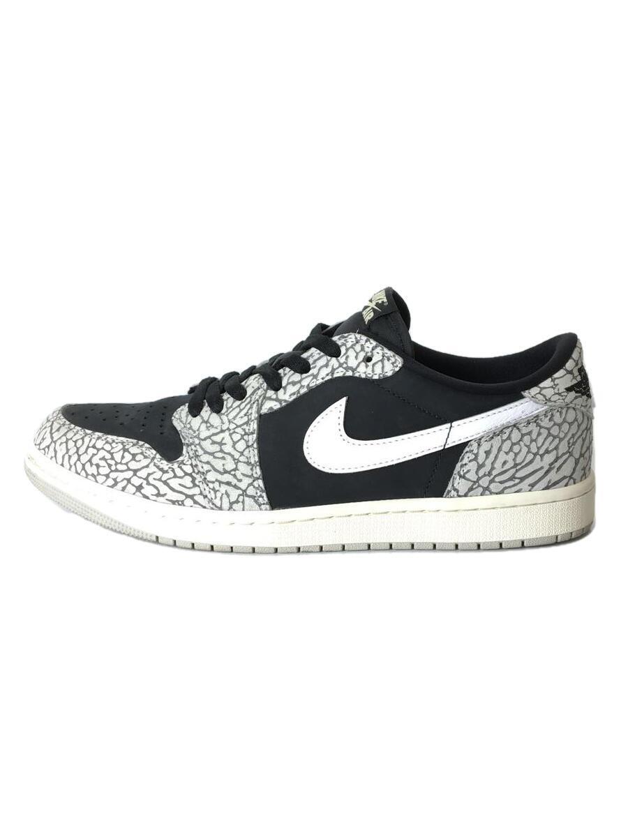 NIKE◇AIR JORDAN 1 RETRO LOW OG BLACK CEMENT/US11/GRY/CZ0790-001