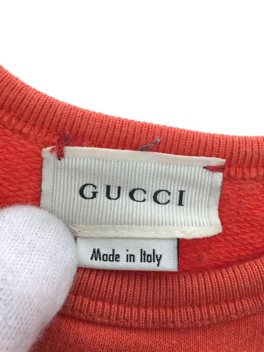 GUCCI◆ロゴスウェット/-/コットン/ORN_画像3