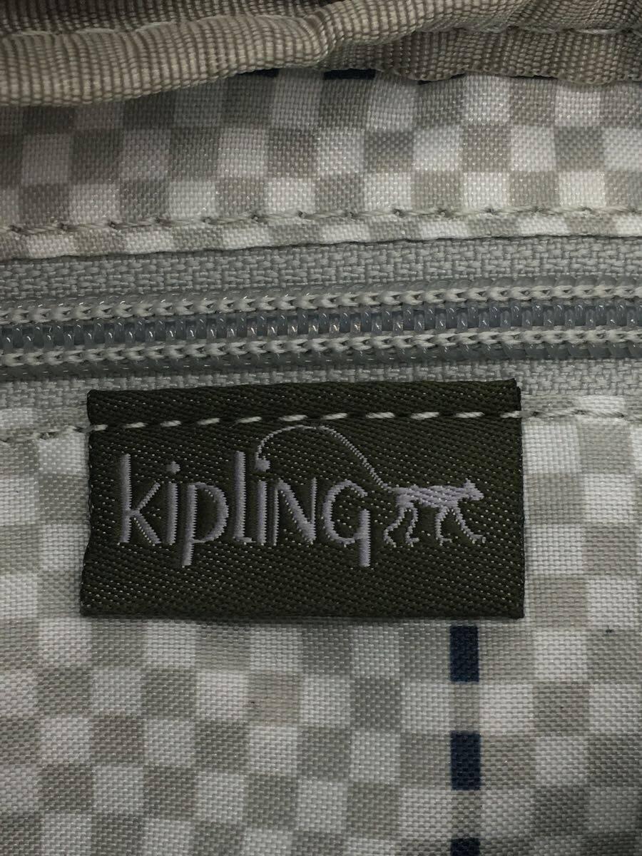 Kipling◆ショルダーバッグ/ナイロン/KHK/無地/K13975-J89_画像5