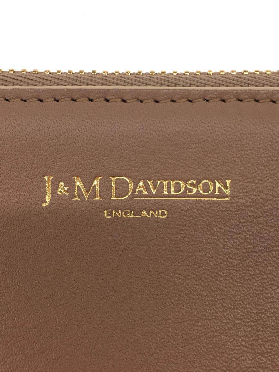 J&M DAVIDSON◆ポーチ/レザー/BEG/COSMETIC POUCH_画像5