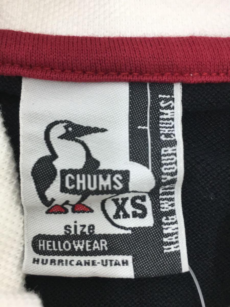 CHUMS◆ポロシャツ/XS/コットン/WHT/CH02-0509-0000-02_画像3