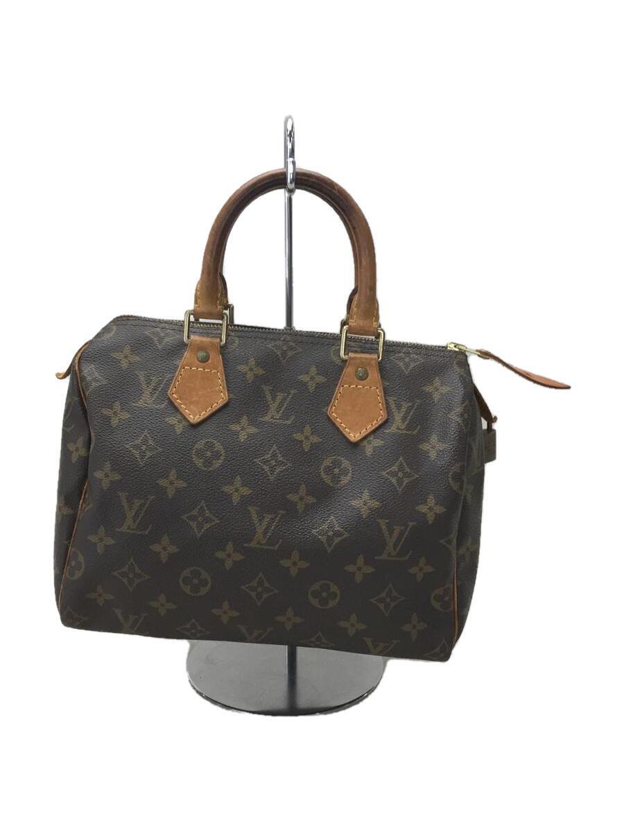 LOUIS VUITTON◇1)スピーディ25_モノグラム・キャンバス_BRW-