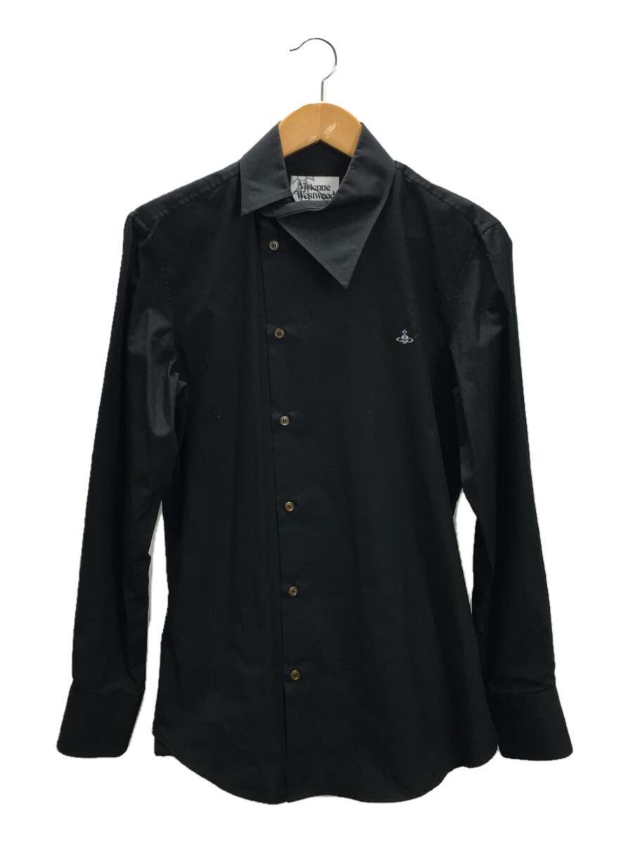 優先配送 Vivienne Westwood MAN◇長袖シャツ/46/コットン/BLK/71096 L