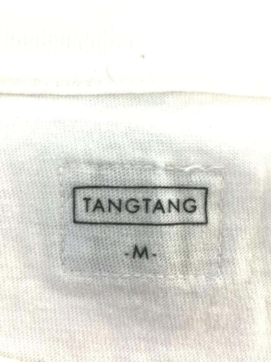 TANGTANG◆Tシャツ/M/コットン/WHT_画像3