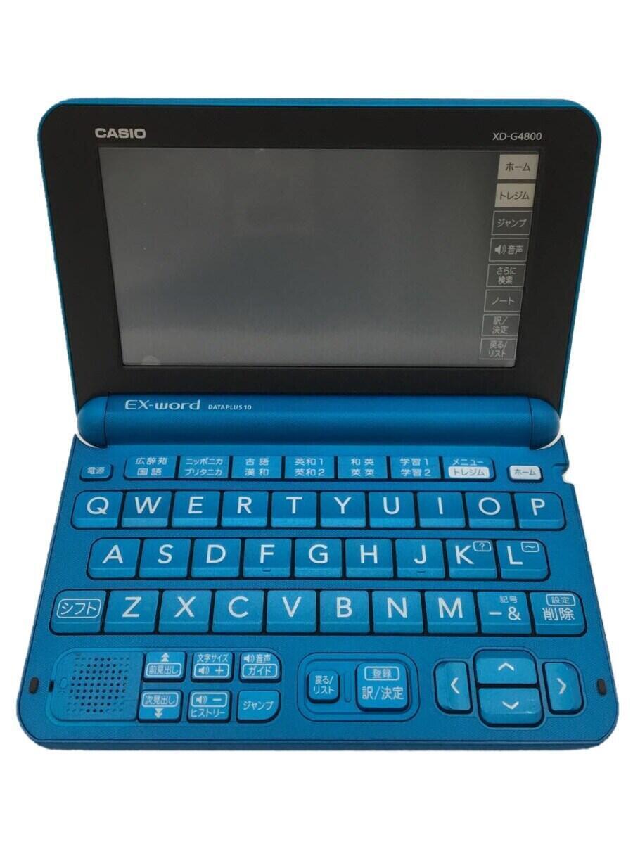 CASIO◆電子辞書 エクスワード XD-G4800BU [ブルー]_画像1