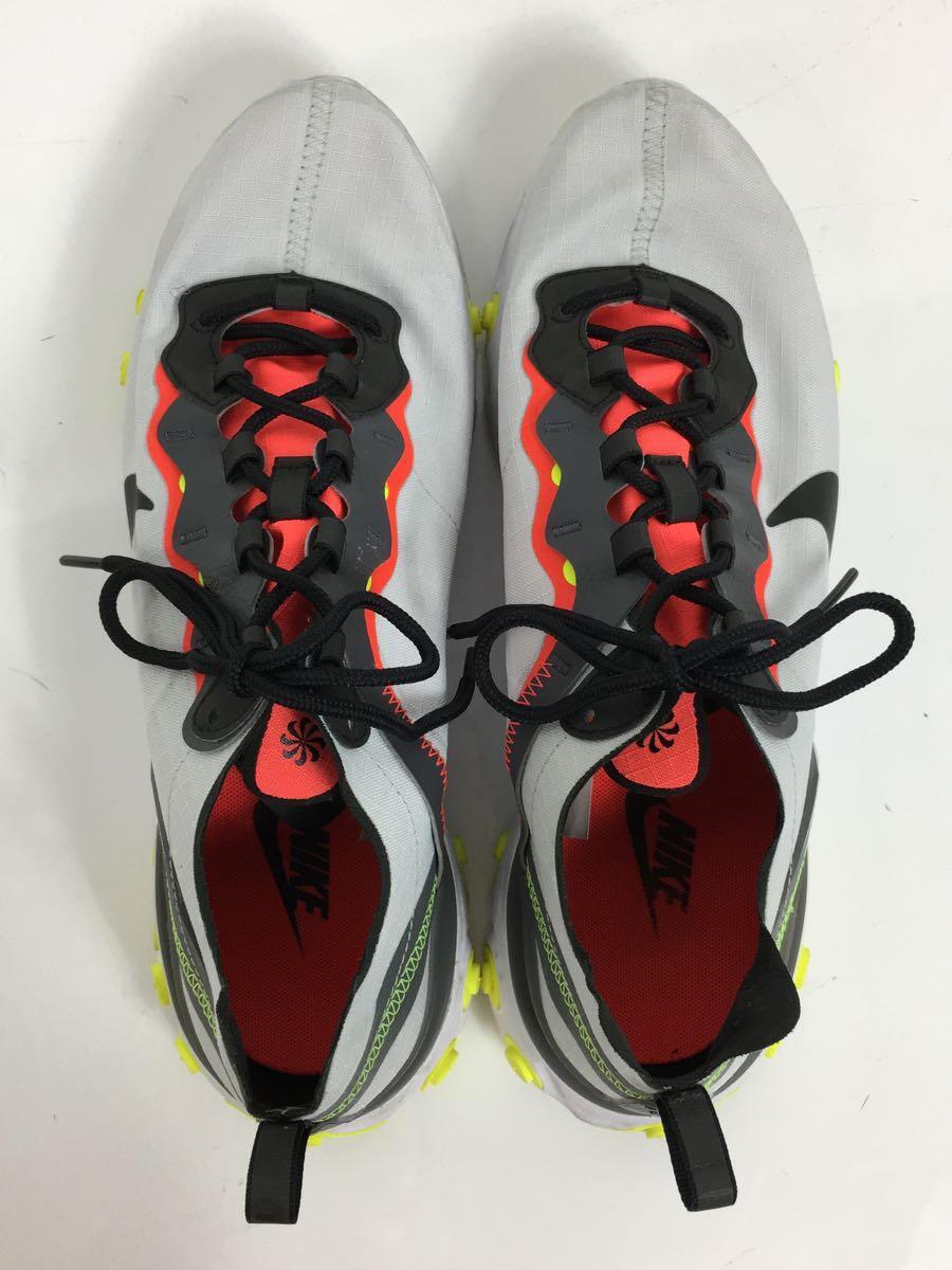 NIKE◆REACT ELEMENT 55 SE/ローカットスニーカー/27.5cm/GRY/BV1507-003_画像3