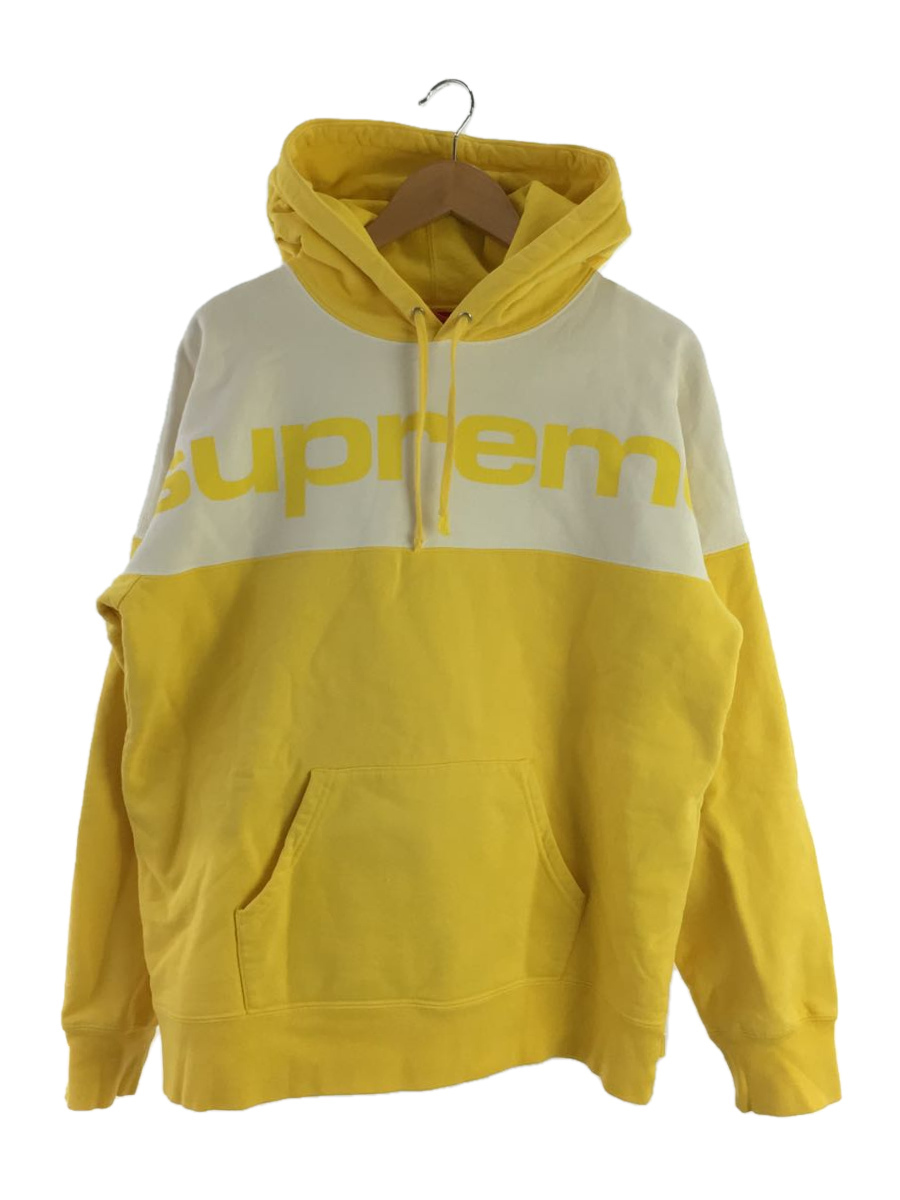 定番のお歳暮 Supreme◇17AW/Blocked Hooded/パーカー/L/コットン/YLW