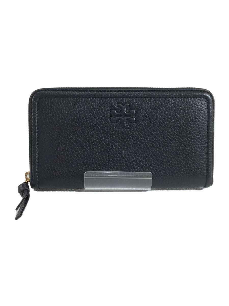 独特な TORY BURCH◇トリーバーチ/長財布/レザー/BLK/無地/レディース