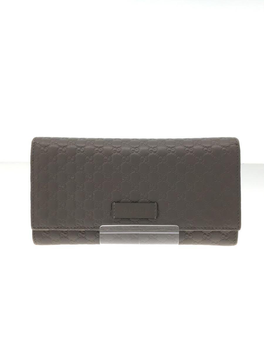 人気特価激安 GUCCI◆長サイフ_マイクログッチシマ/レザー/GRY/レディース 長財布(小銭入れあり) 人気特価激安 GUCCI◆長サイフ_マイクログッチシマ/レザー/GRY/レディース 長財布(小銭入れあり)
