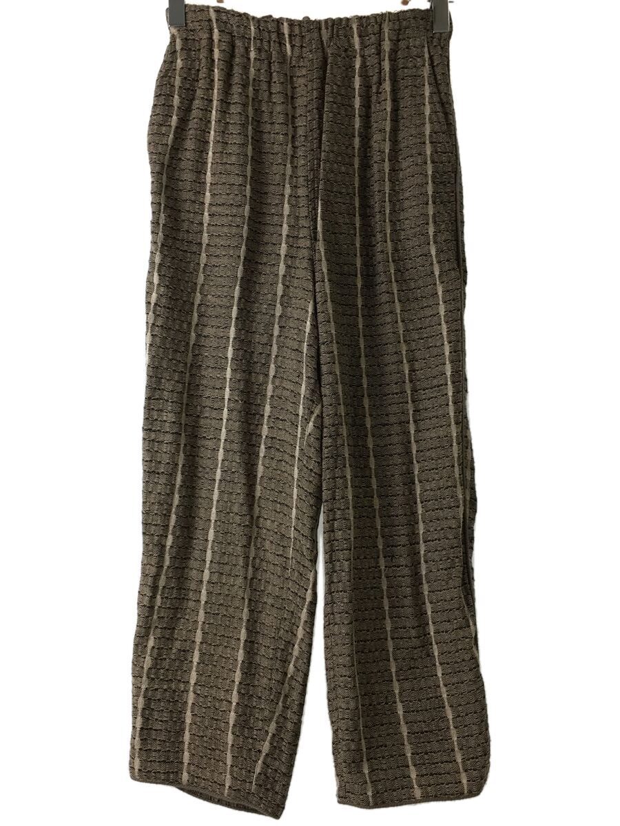YAMAI◆Wild Silk Striped Pants 2 Beige/ボトム/2/PA-20AU310/シルク/BRW_画像1