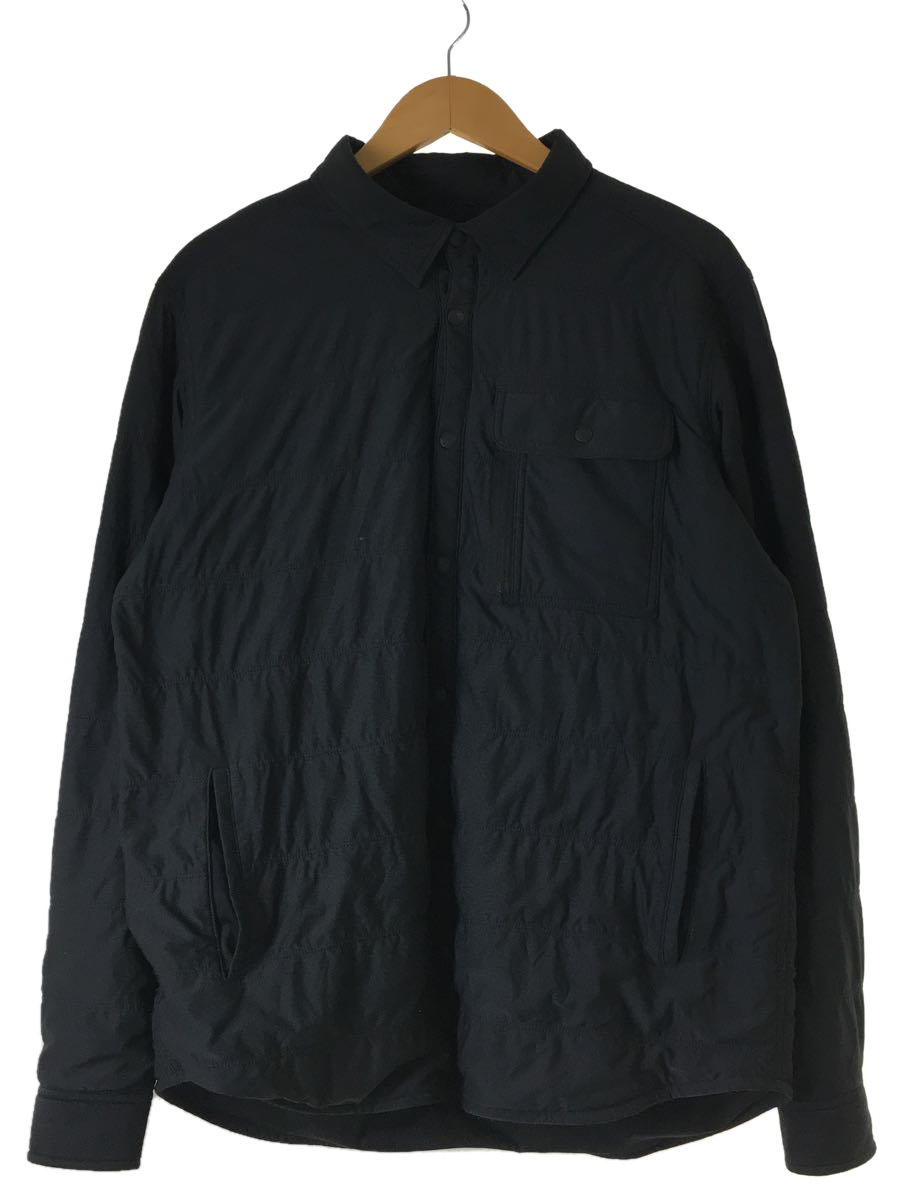 snow peak◆Flexible Insulated Shirt/長袖シャツ/XL/ポリエステル/BLK/SW-20SU003_画像1