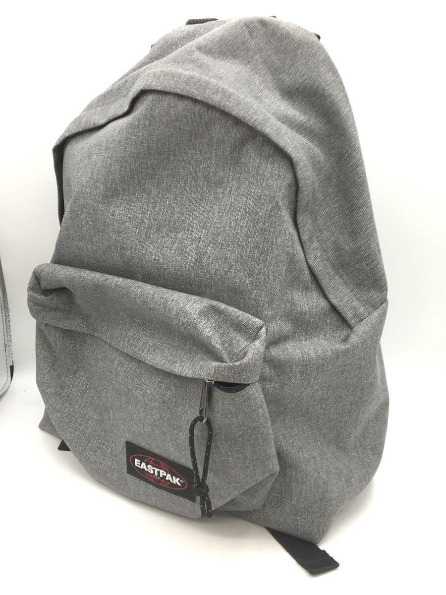 EASTPAK◆リュック/-/GRY/無地_画像2