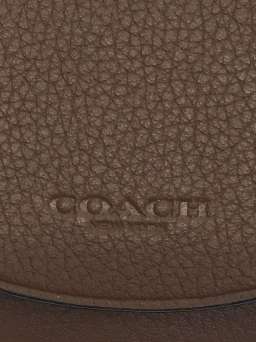 COACH◆2つ折り財布/レザー/BLK/メンズ_画像3