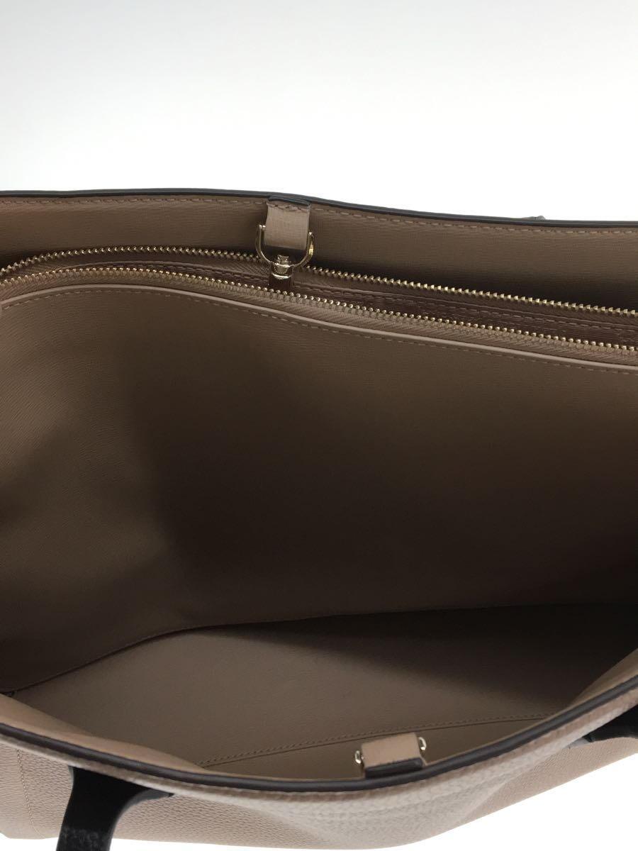 kate spade new york◆トートバッグ/-/BEG/無地/K7484/ノットカラーブロック_画像6