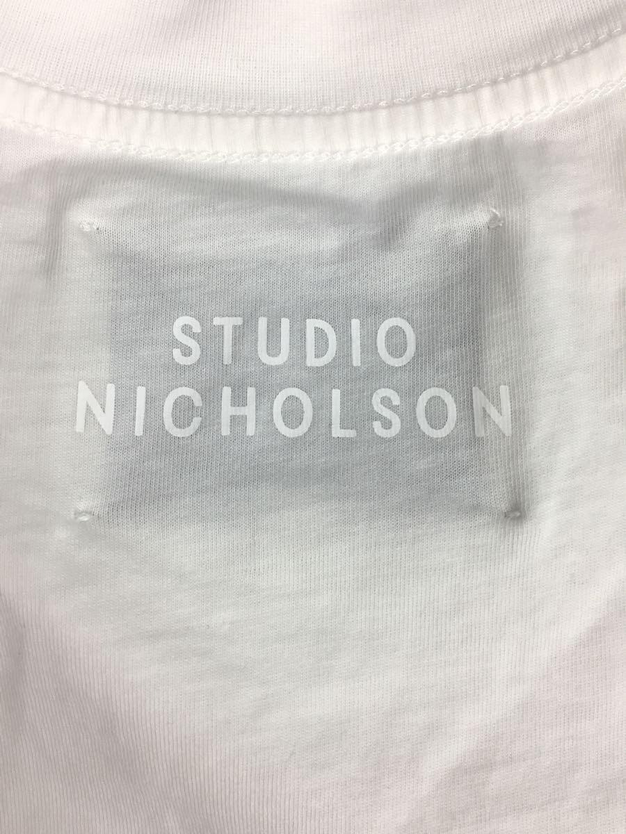STUDIO NICHOLSON* футболка /XS/ хлопок /WHT/ одноцветный 