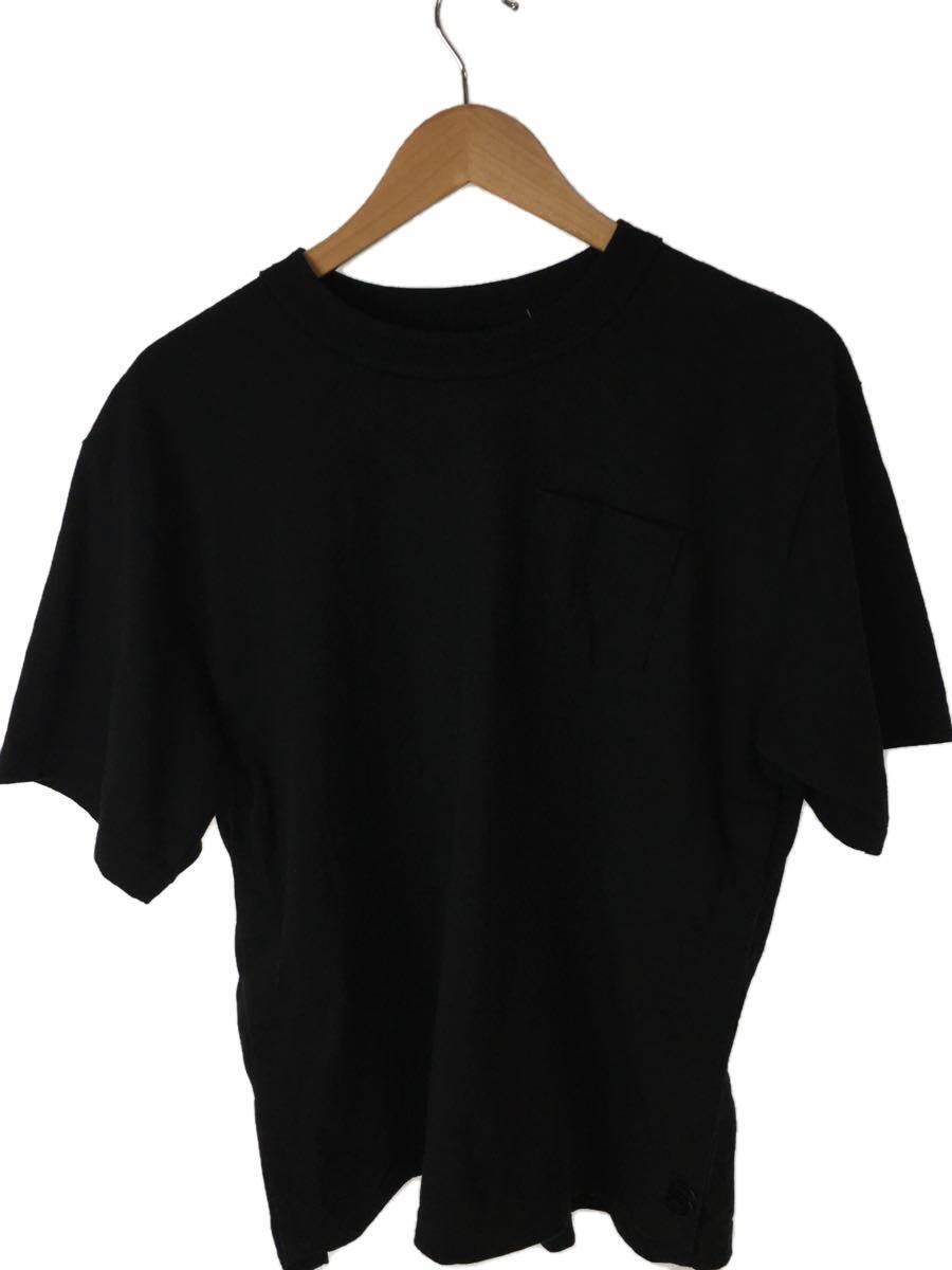 sacai◇Tシャツ/1/コットン/BLK/無地 メンズファッション sacai◇Tシャツ/1/コットン/BLK/無地 メンズファッション