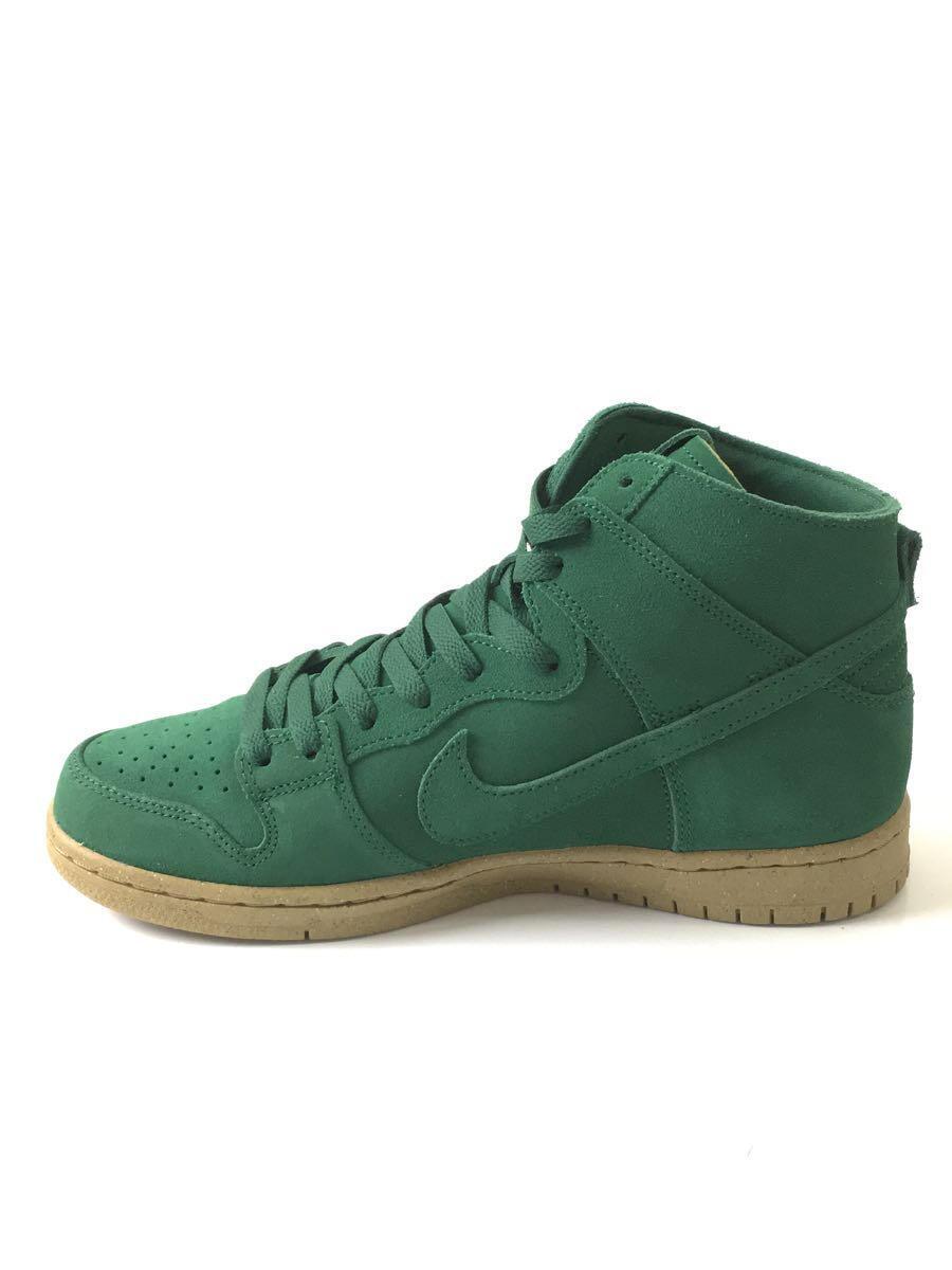 NIKE SB◆DUNK HIGH PRO DECON/ハイカットスニーカー/26.5cm/GRN/スウェード_画像7