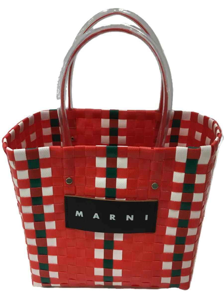 MARNI◆カゴバッグ/-/RED