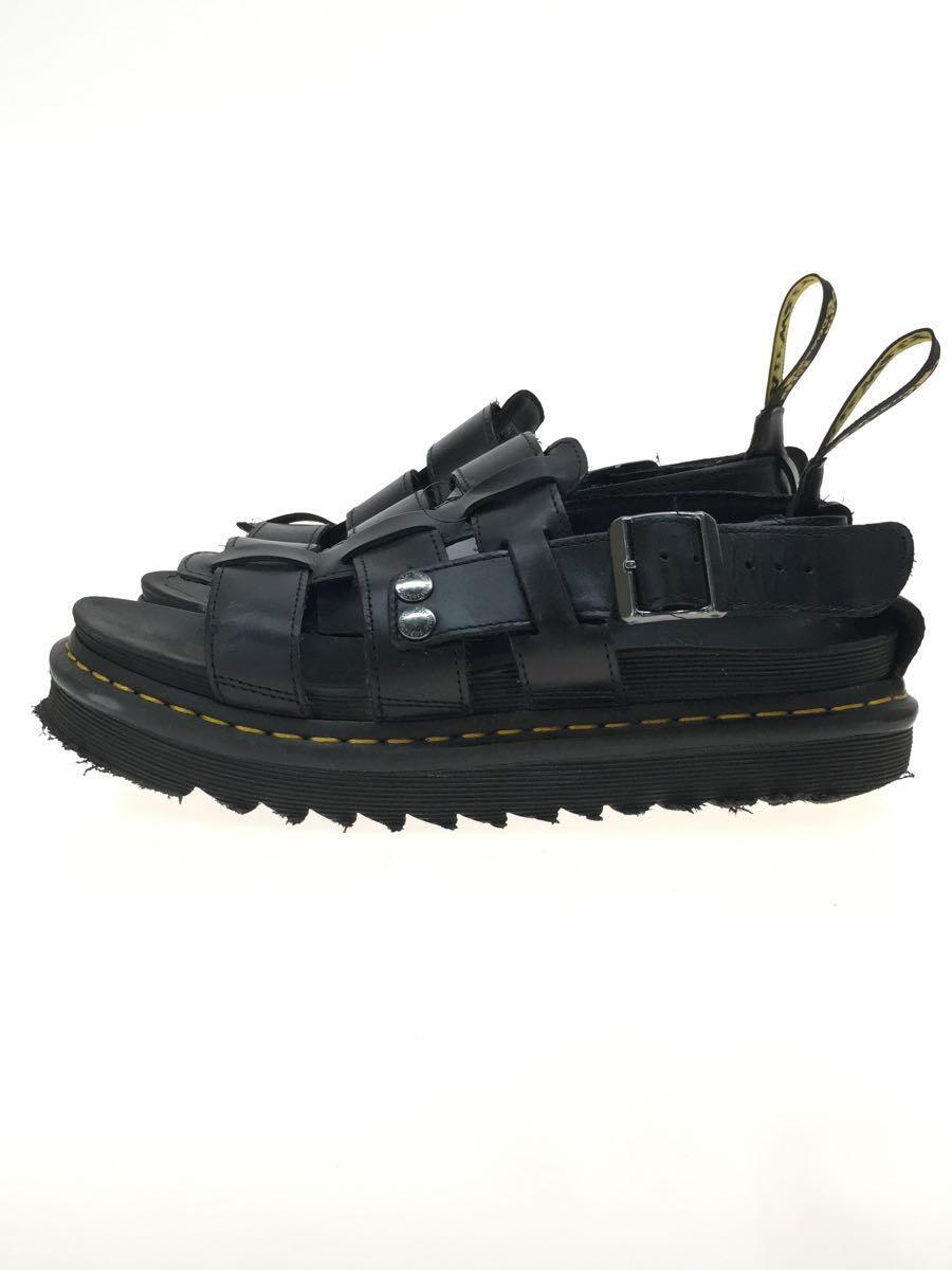 人気満点 Dr.Martens◇サンダル/UK9/BLK/レザー/AW006 28.0cm以上