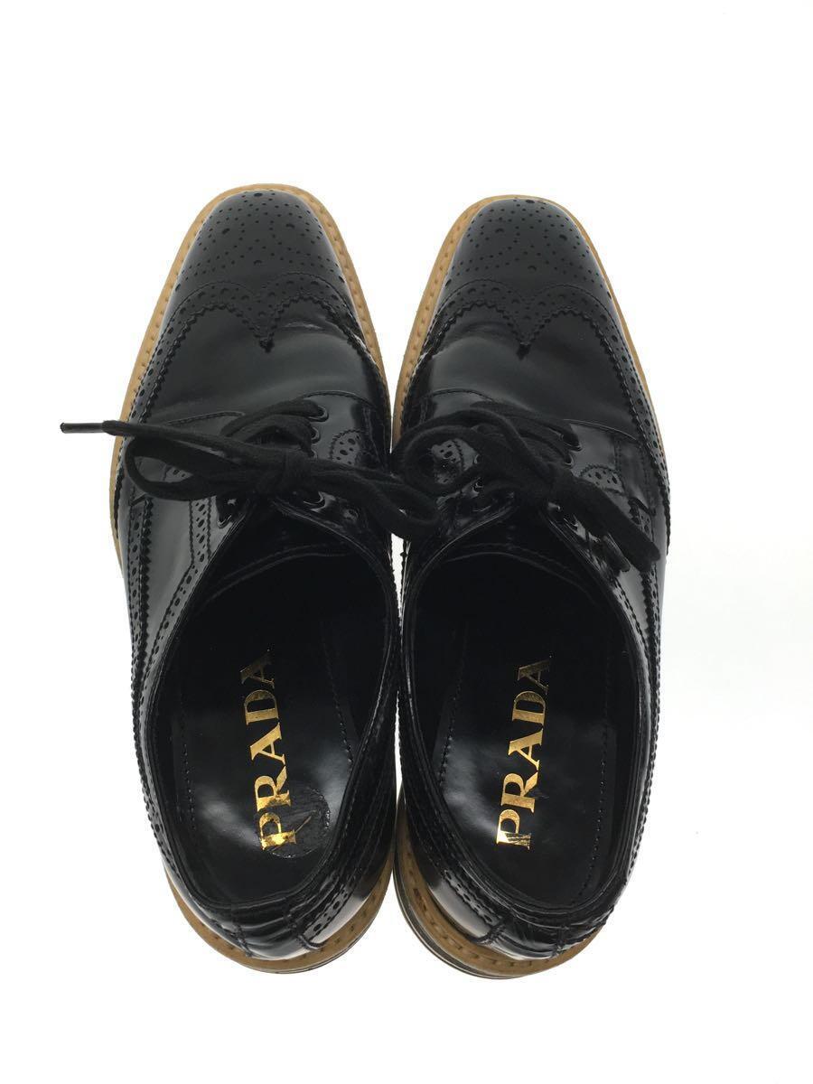 PRADA◆ドレスシューズ/36/BLK/レザー_画像3