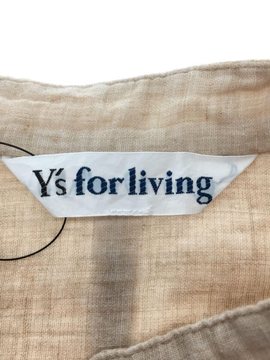 Y’s for living◆長袖シャツ/-/コットン/BEG_画像3