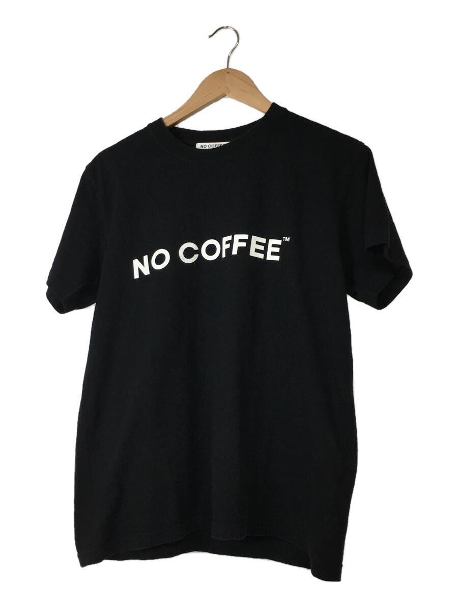 no coffee/Tシャツ/M/コットン/BLK/プリント_画像1