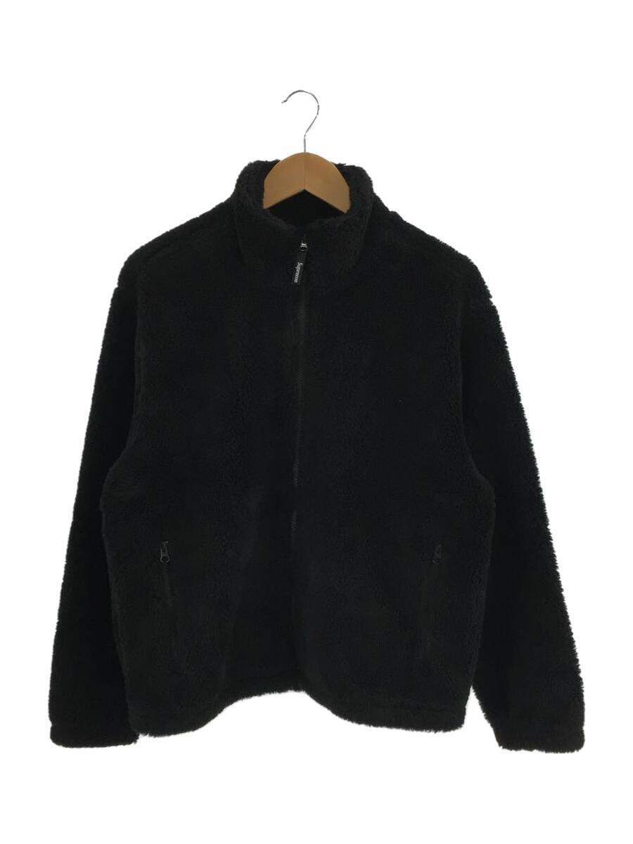 Supreme◆フリースジャケット/S/アクリル/BLK/Star Fleece Jacket_画像1