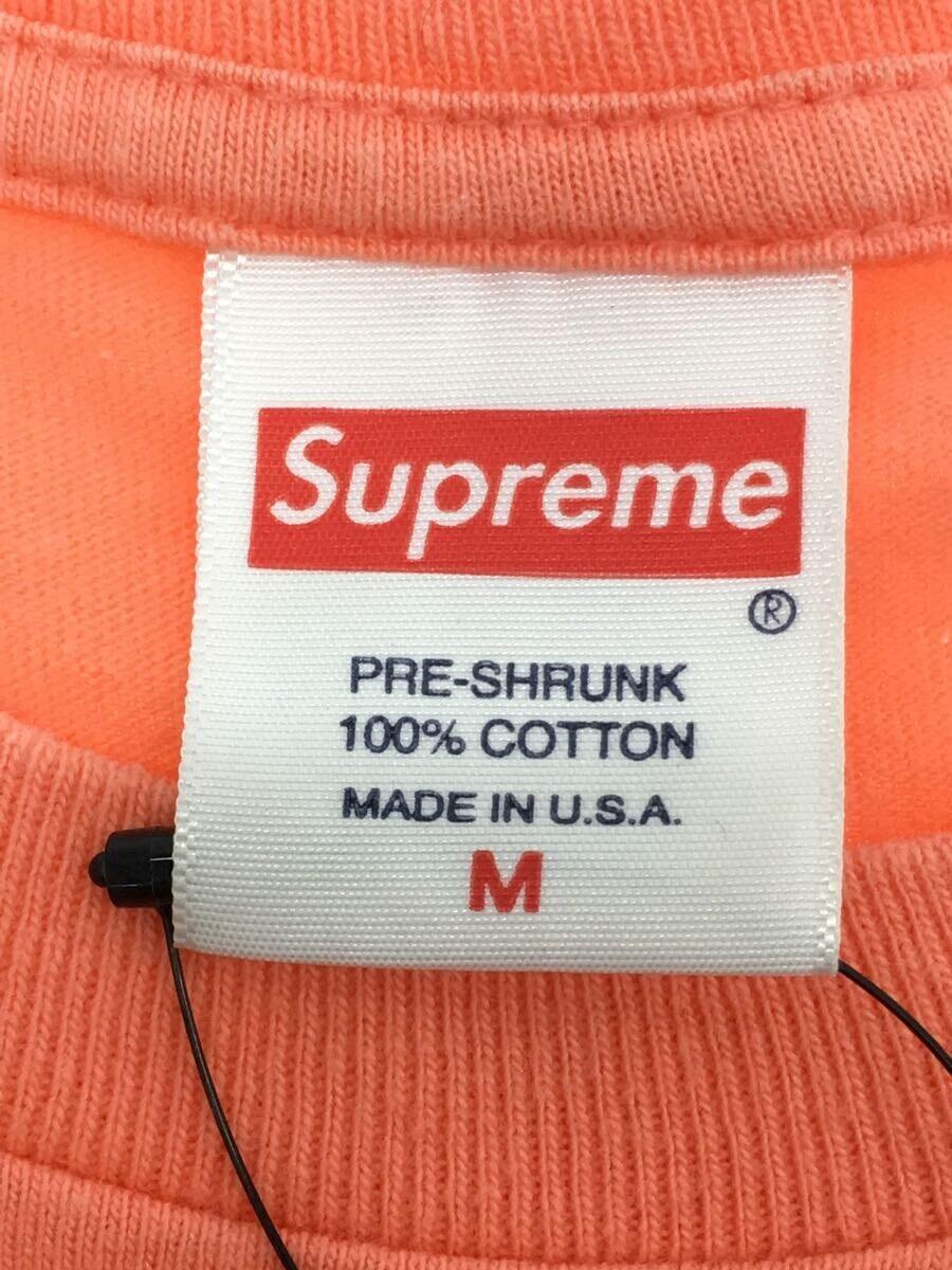 Supreme◆19ss/FrontsTee/Tシャツ/XL/コットン/オレンジ/プリント/色褪せ/着用感有_画像3