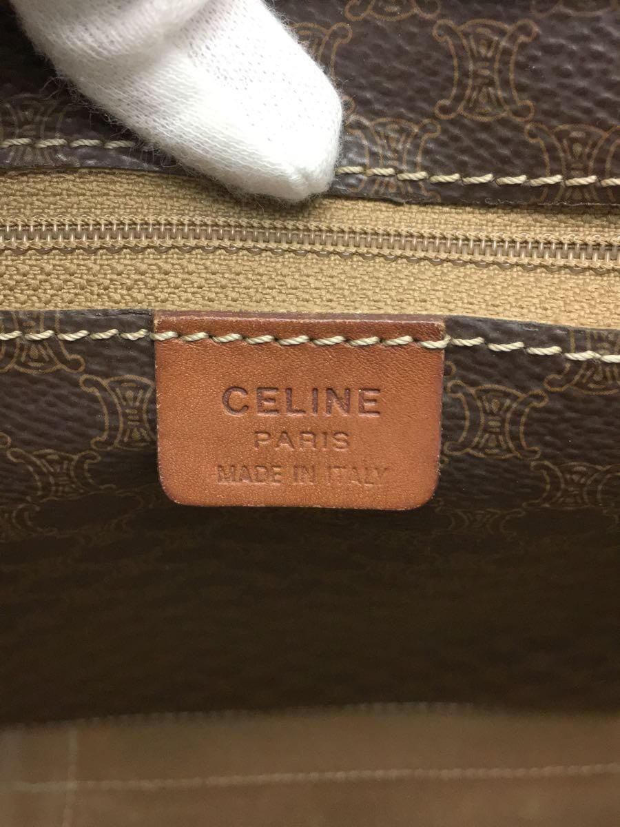 CELINE◆トートバッグ/レザー/BRW/M95_画像5