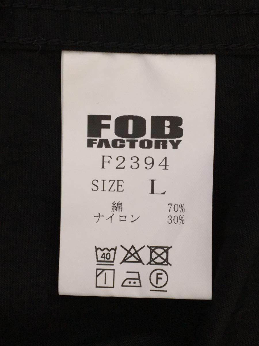 F.O.B FACTORY◆ジャケット/3/コットン/ブラック/無地/エフオービーファクトリー_画像4