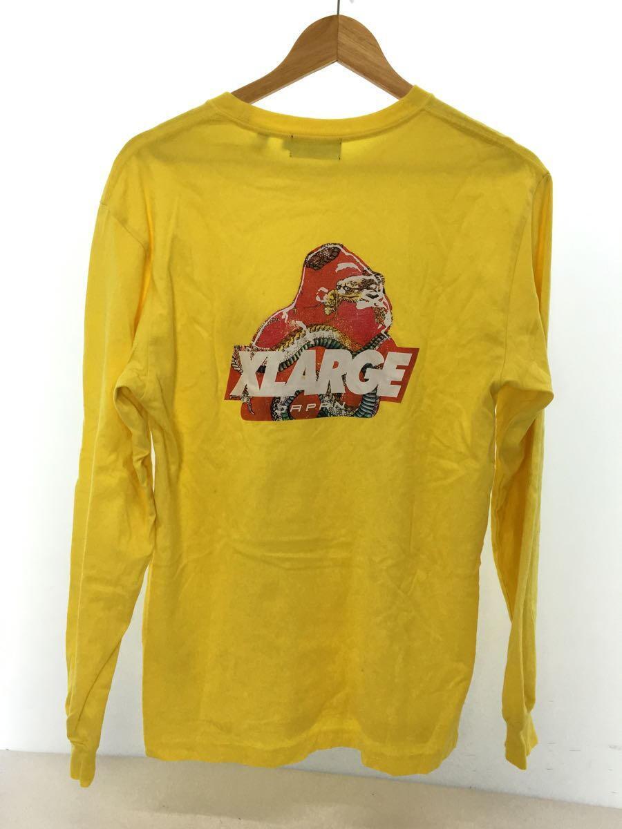 X-LARGE◆L/S TEE JAPONISM OLD OG/ロングスリーブTシャツ/01201136/イエロー/M_画像2