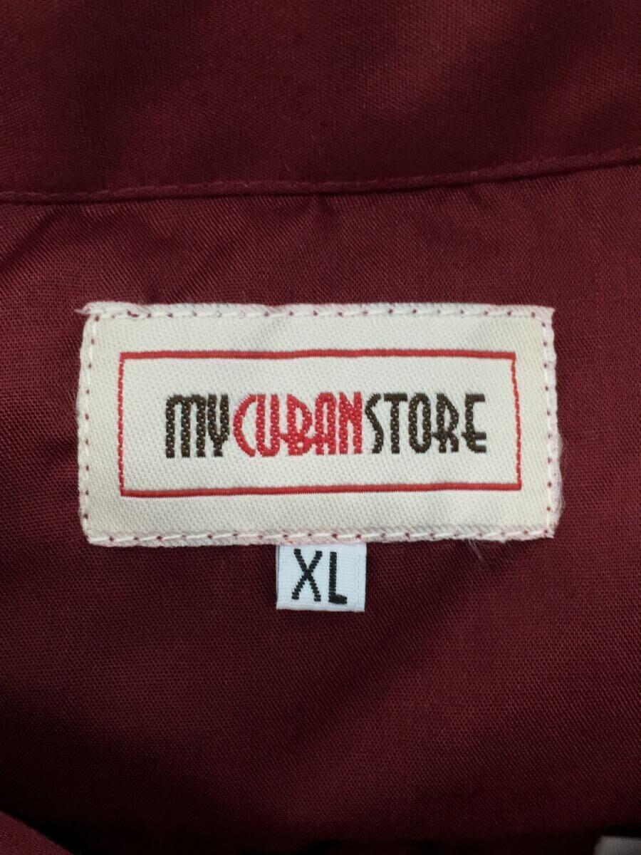 MY CUBAN STORE/キューバシャツ/半袖シャツ/XL/ポリエステル/BRD_画像3