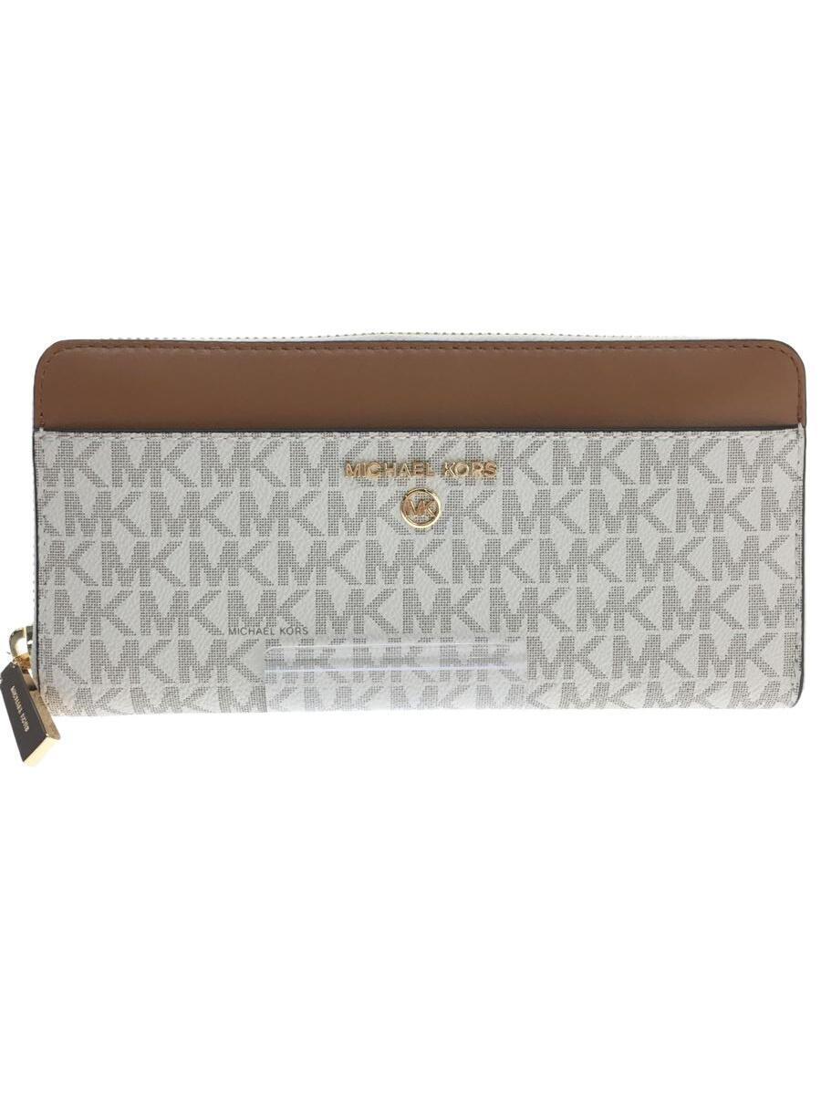 激安特価 MICHAEL KORS◆長財布/レザー/クリーム/総柄/レディース/34H1GT9E8B その他 激安特価 MICHAEL KORS◆長財布/レザー/クリーム/総柄/レディース/34H1GT9E8B その他