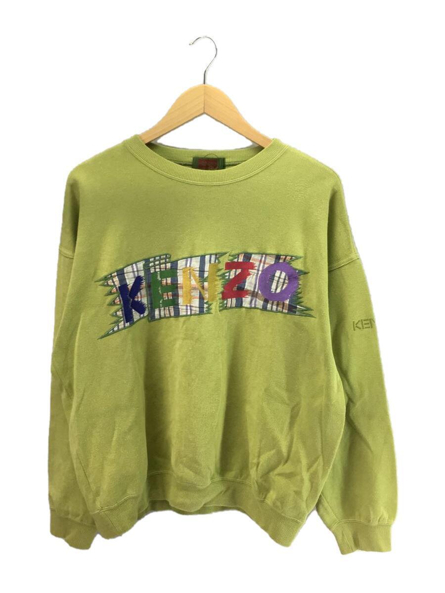品質満点! KENZO◆スウェット/4/コットン/GRN XLサイズ以上 品質満点! KENZO◆スウェット/4/コットン/GRN XLサイズ以上