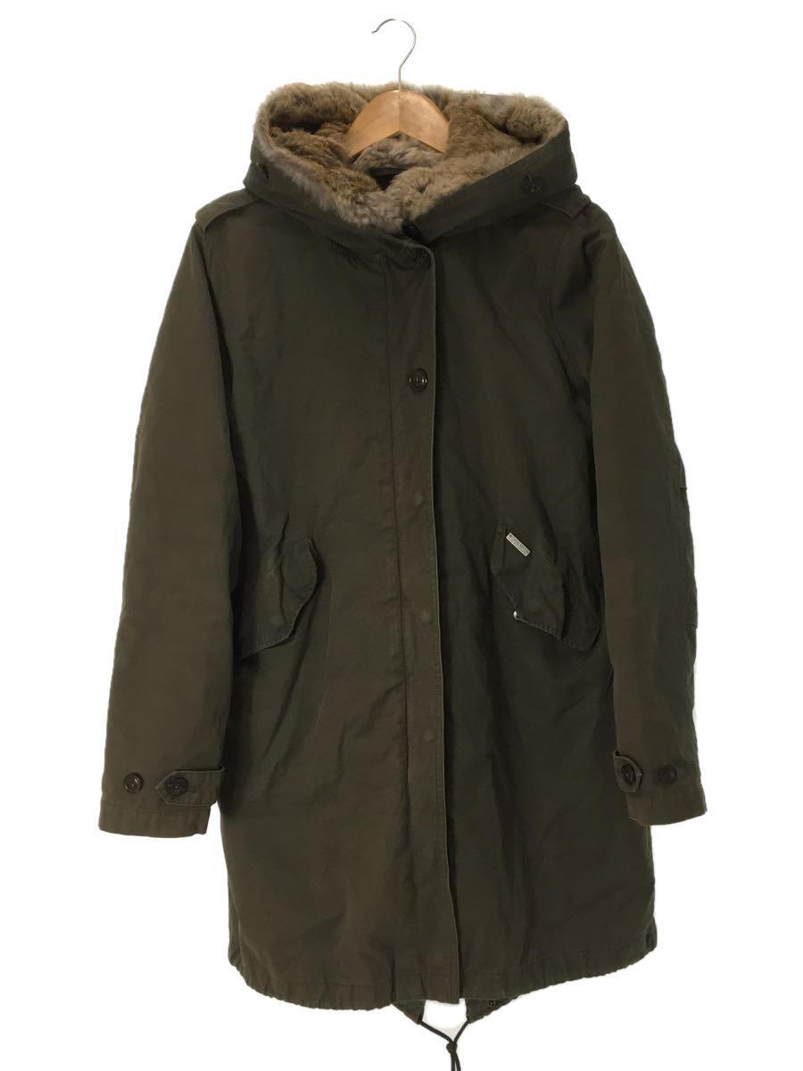 古典 Woolrich◇モッズコート/M/ポリエステル/KHK/無地/1502265/カーキ