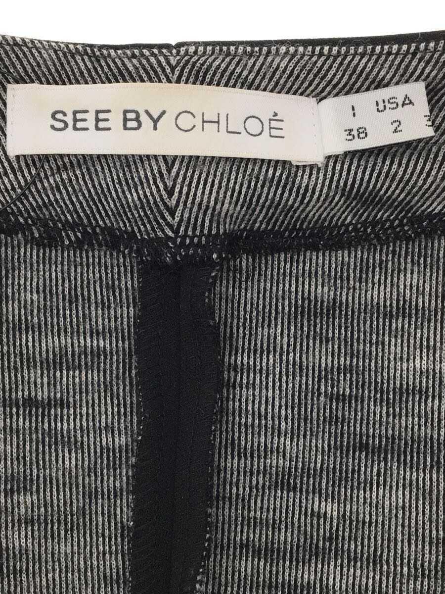 SEE BY CHLOE◆ジャケット/2/ウール/BLK_画像3