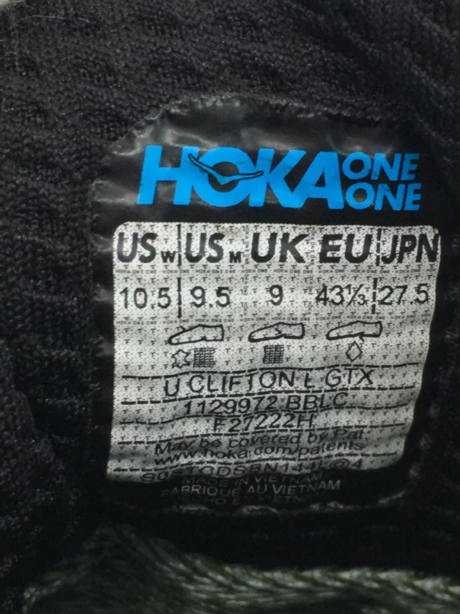 HOKA ONE ONE◆U CLIFTON L GTX/1129972/ローカットスニーカー/27.5cm/ゴアテックス/ブラック_画像5