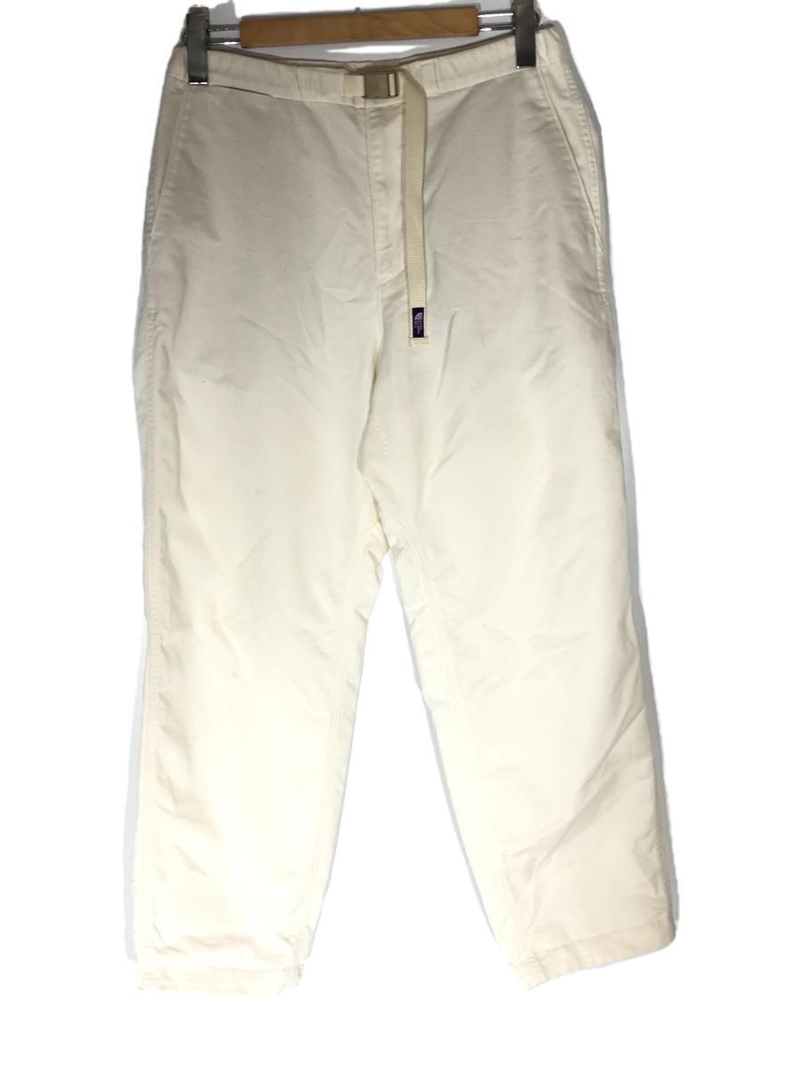 THE NORTH FACE PURPLE LABEL◆Stretch Twill Wide Tapered Pants/ボトム/32/コットン/IVO/NT5302N