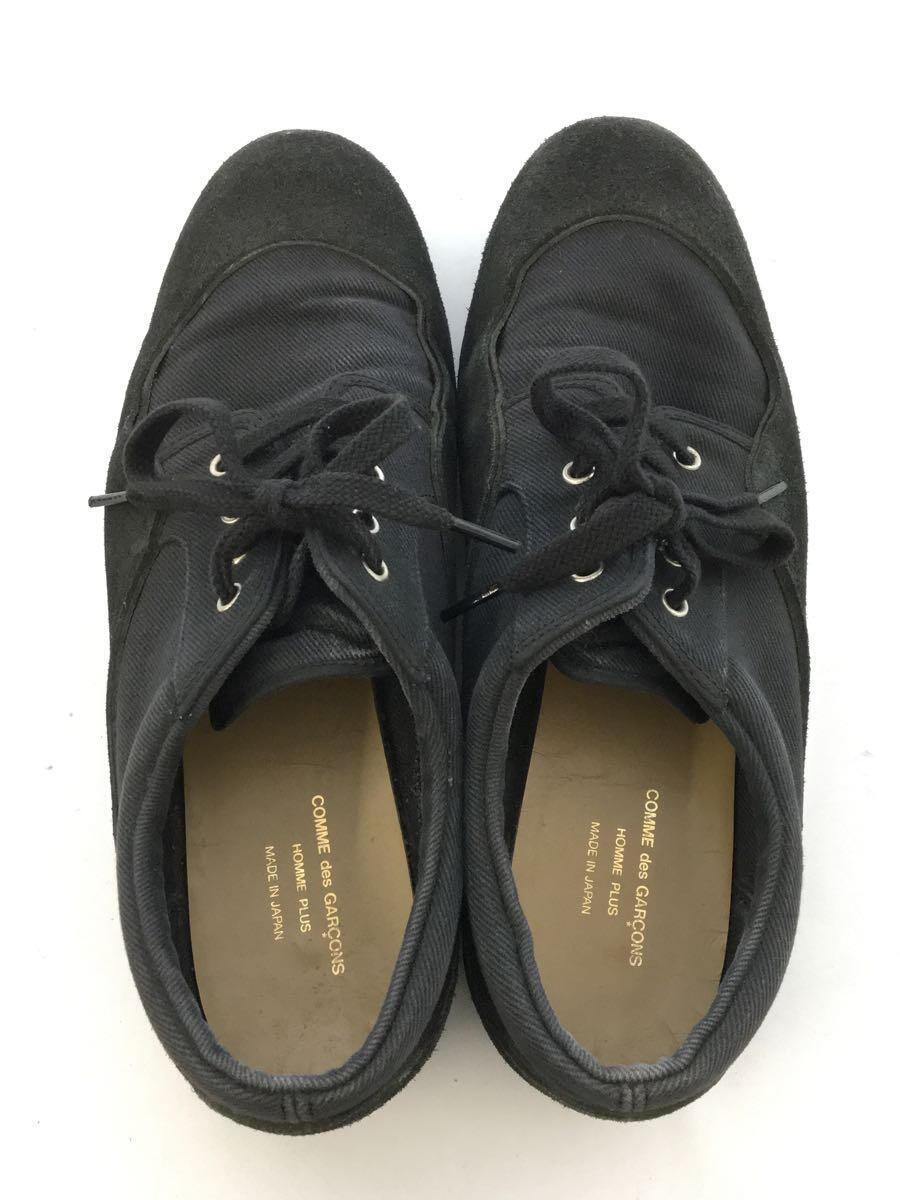 COMME des GARCONS HOMME PLUS◆ローカットスニーカー/-/BLK/コットン_画像3