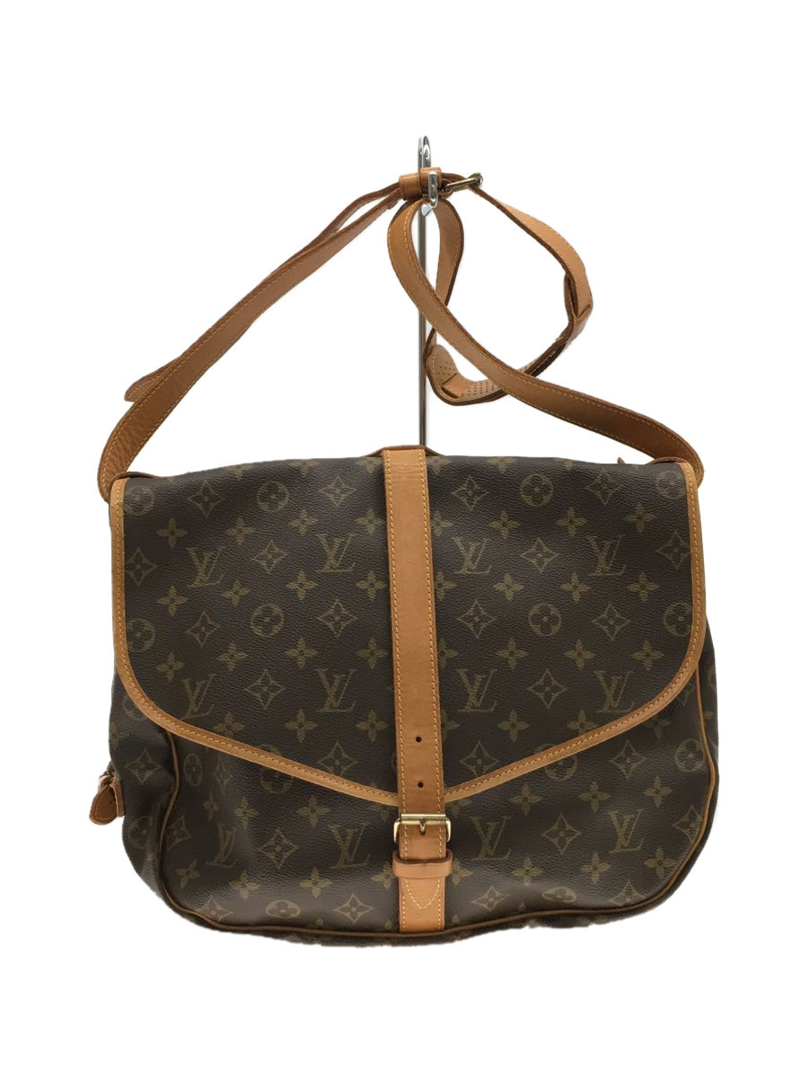 LOUIS VUITTON◇1)ソミュール30_モノグラム・キャンバス_BRW-