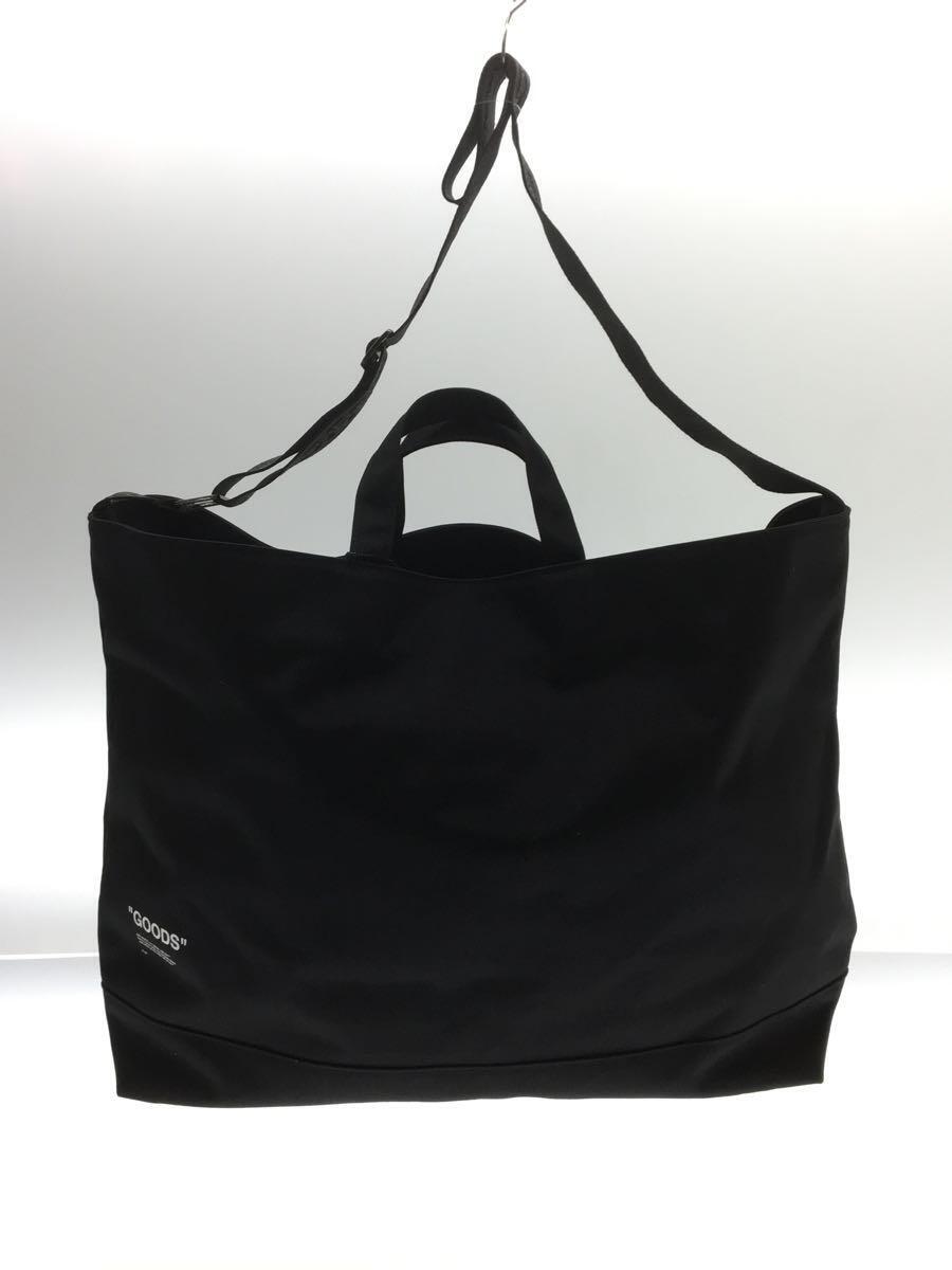 OFF-WHITE◆Quote Tote Bag/トートバッグ/-/BLK/無地/OMNA054F20FAB001_画像3
