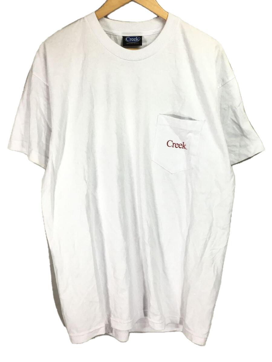 熱い販売 Creek◇Anglers POINT/Tシャツ/XL/コットン/WHT VISTA Device
