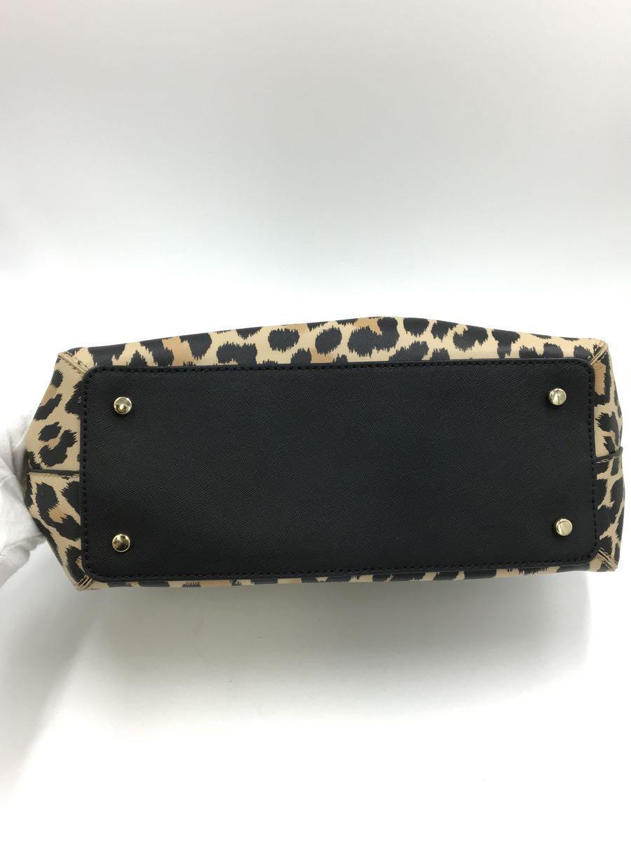 kate spade new york◆ワイルドレオパードハンドバッグ/-/BEG/アニマル/PXRU8120_画像4