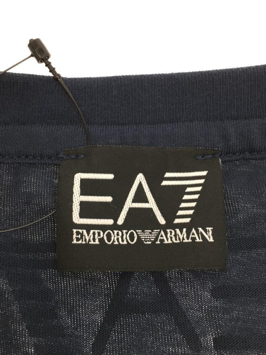 EMPORIO ARMANI◆エンポリオアルマーニ/Tシャツ/S/コットン/ネイビー/カットソー_画像3