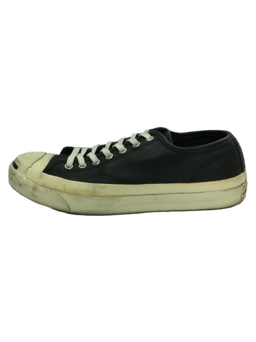 CONVERSE ADDICT◆JACK PURCELL LEATHER/スニーカー/26.5cm/BLK/レザー/1CK455