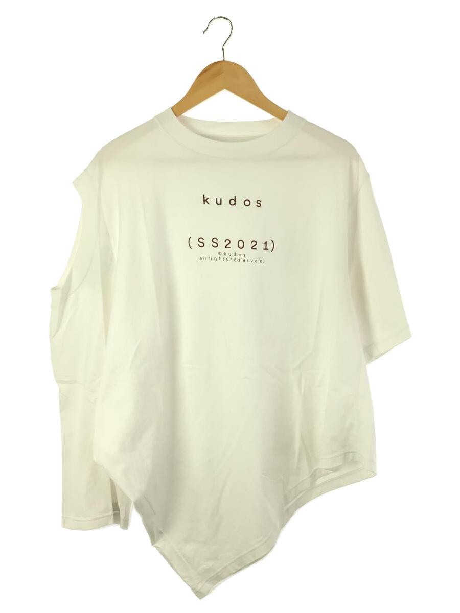 kudos◆21SS/WE ARE HERE TOGETHER! T-SHIRT/半袖Tシャツ/プリント/3/コットン/WHT