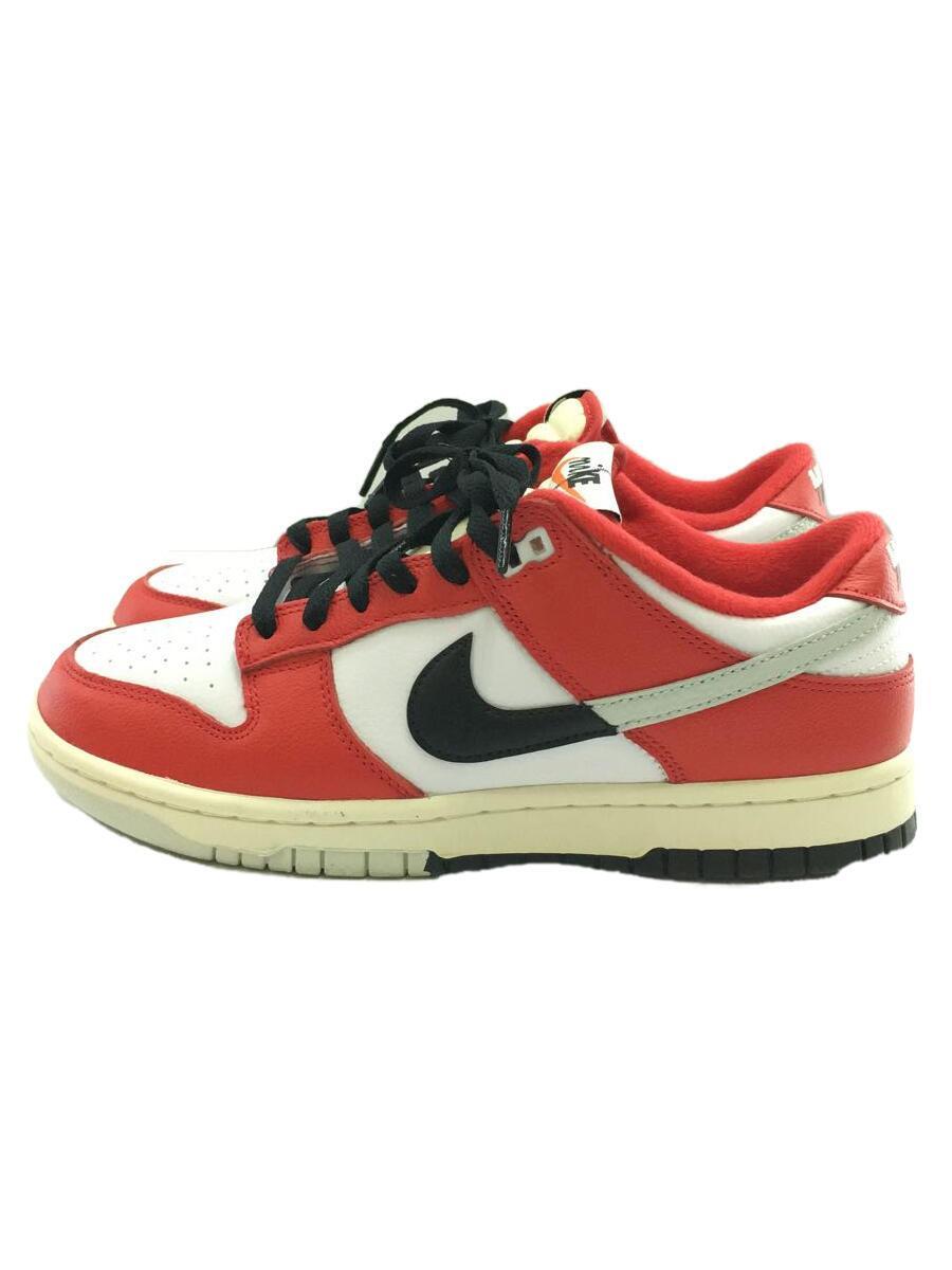 NIKE◆Nike Dunk Low Retro PRM /ローカットスニーカー/26cm/RED/DZ2536-600