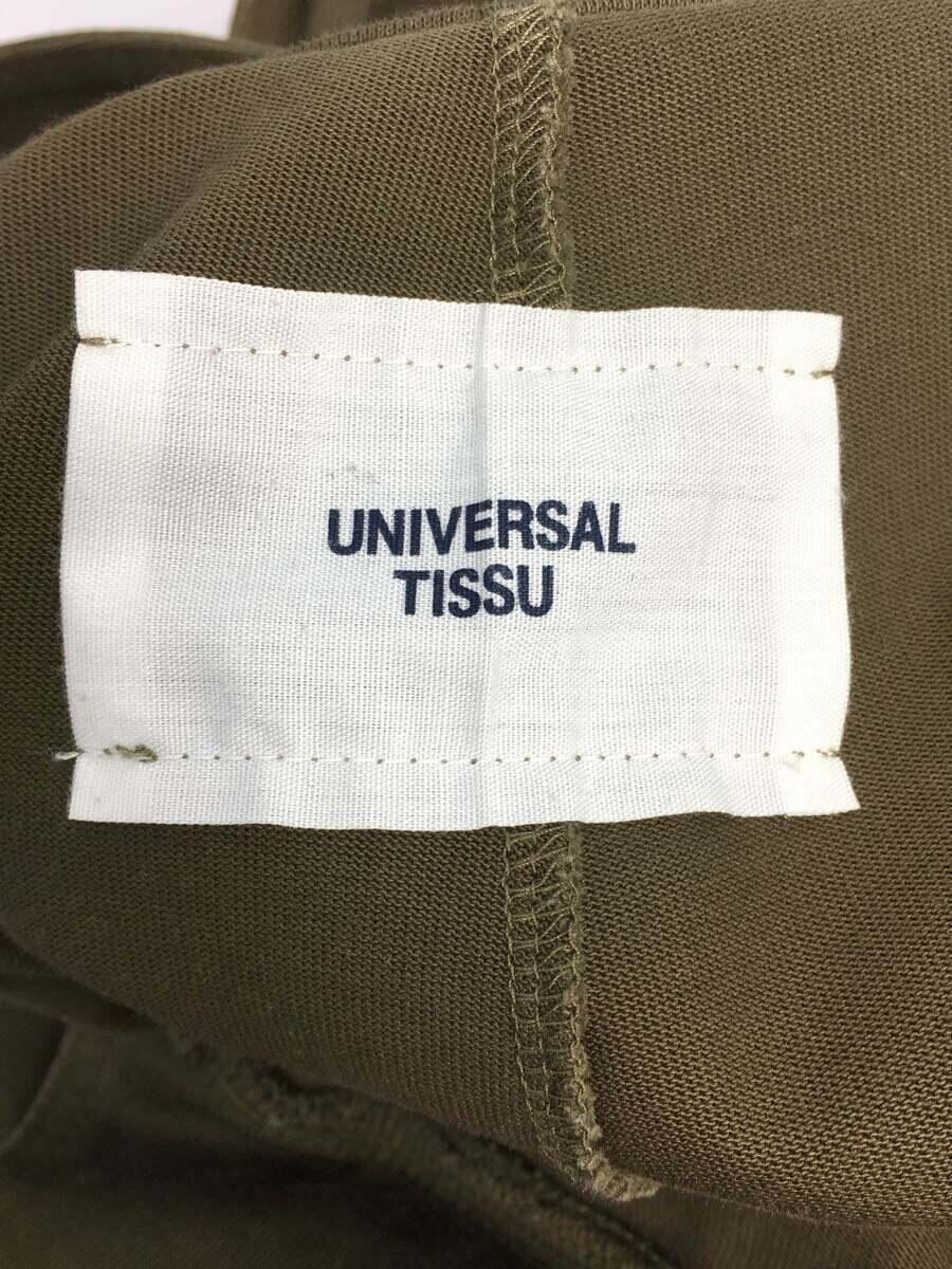 UNIVERSAL TISSU◆サロペット/-/コットン/KHK/UT171CT016_画像4