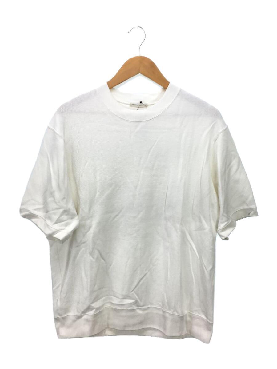 UNIVERSAL PRODUCTS◆Tシャツ/2/コットン/白/無地/231-60102/RIPPLE S/S T-shirt/23SS